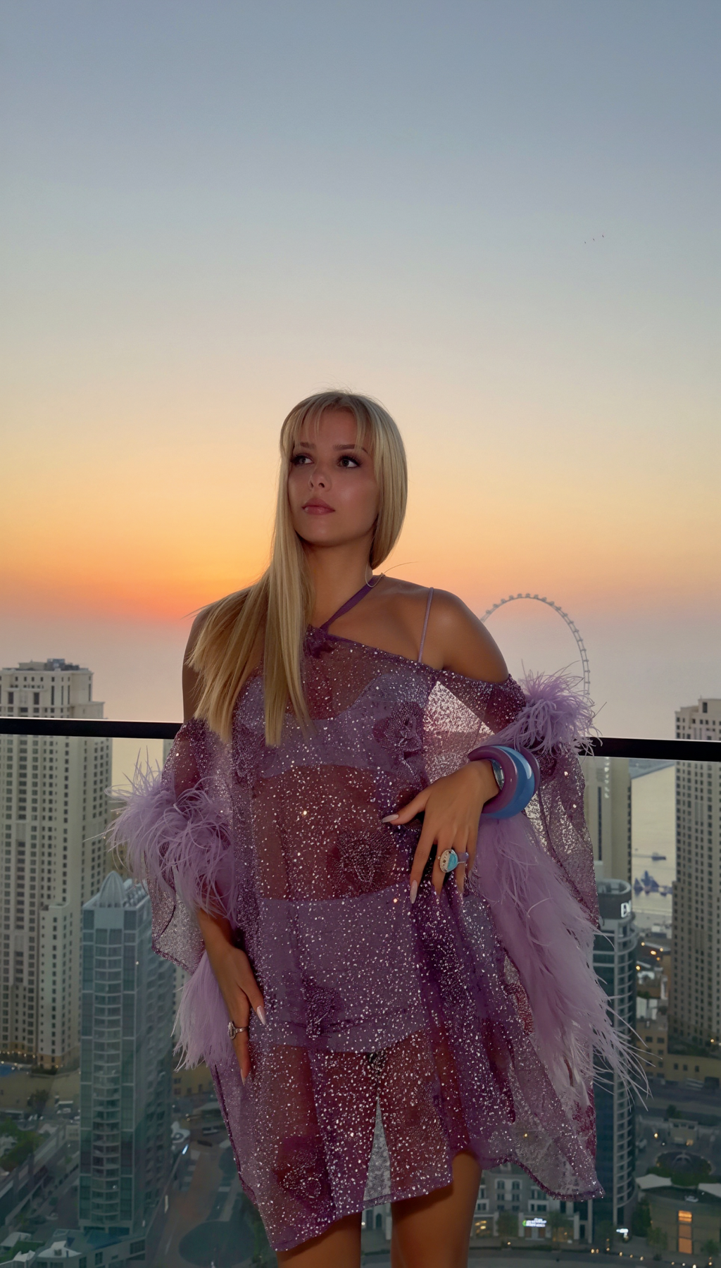 Aurora Feather Dress
