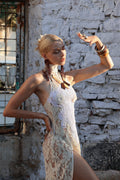 Versailles Lace Dress - Beige