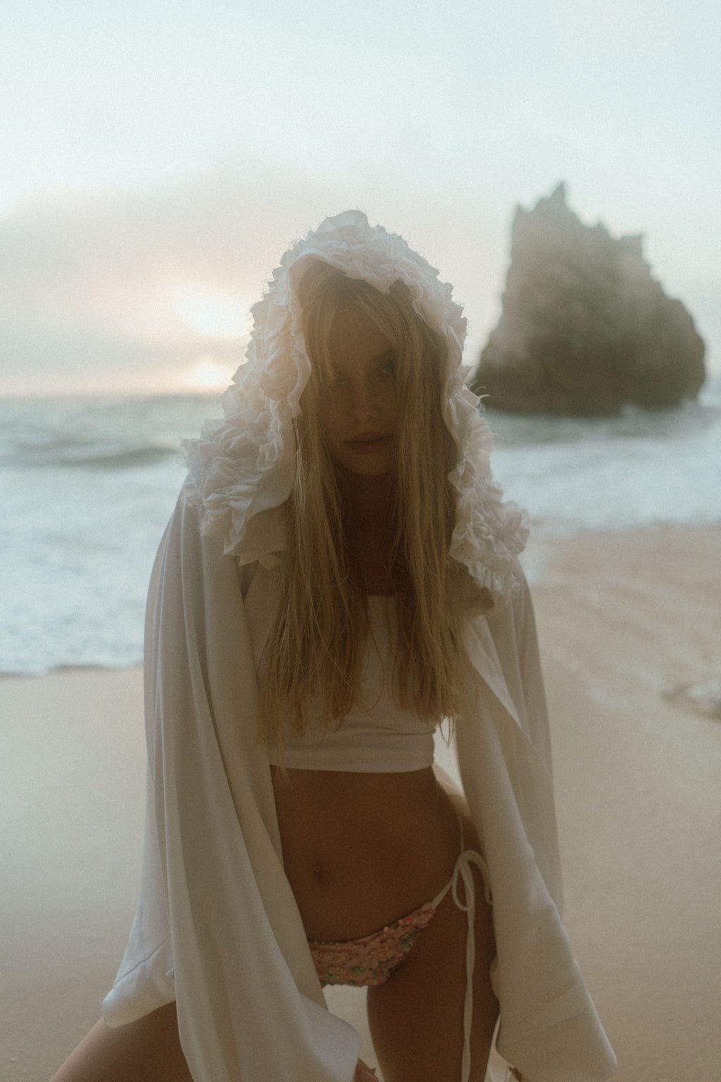 Hooded Statement Coat