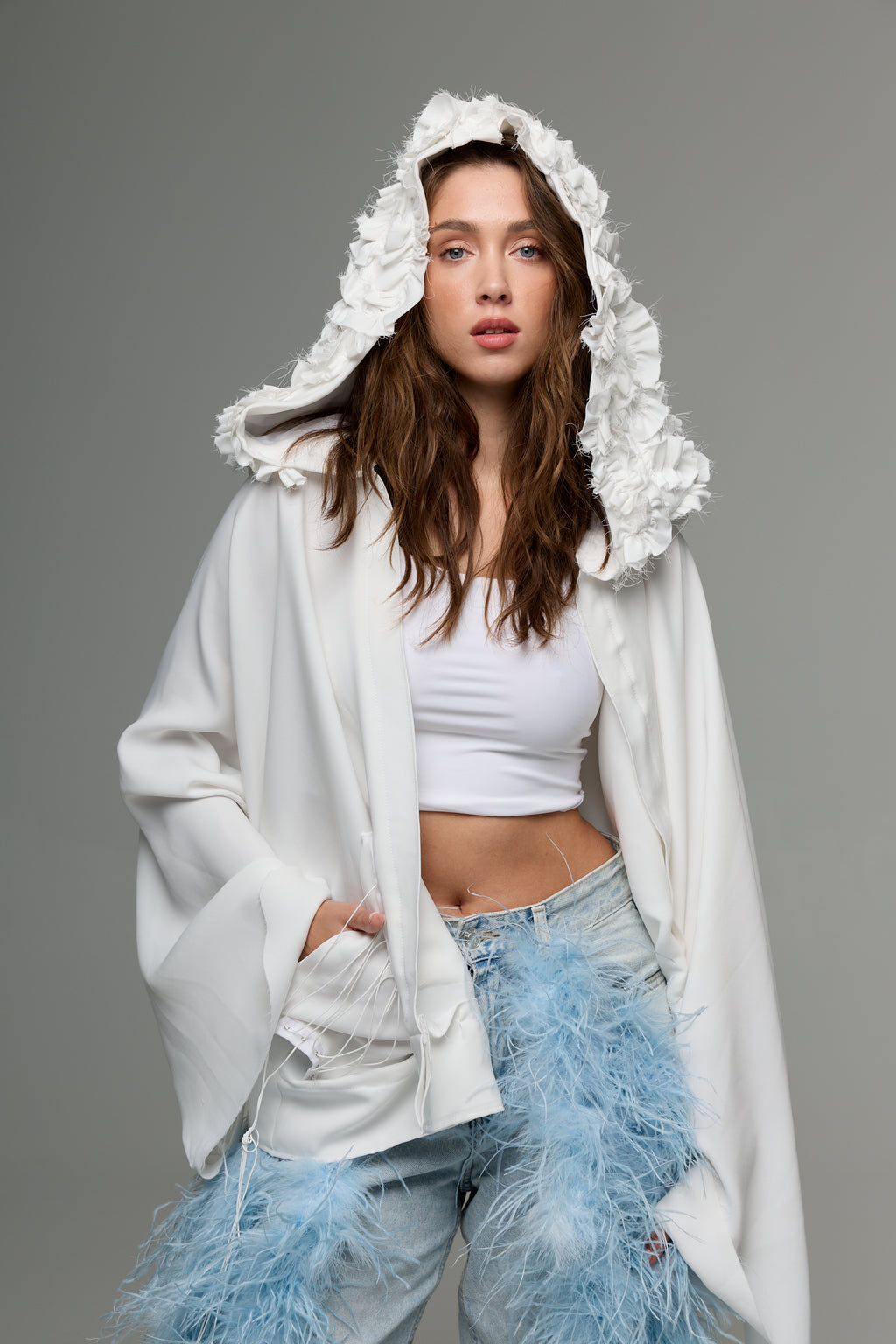 Hooded Statement Coat