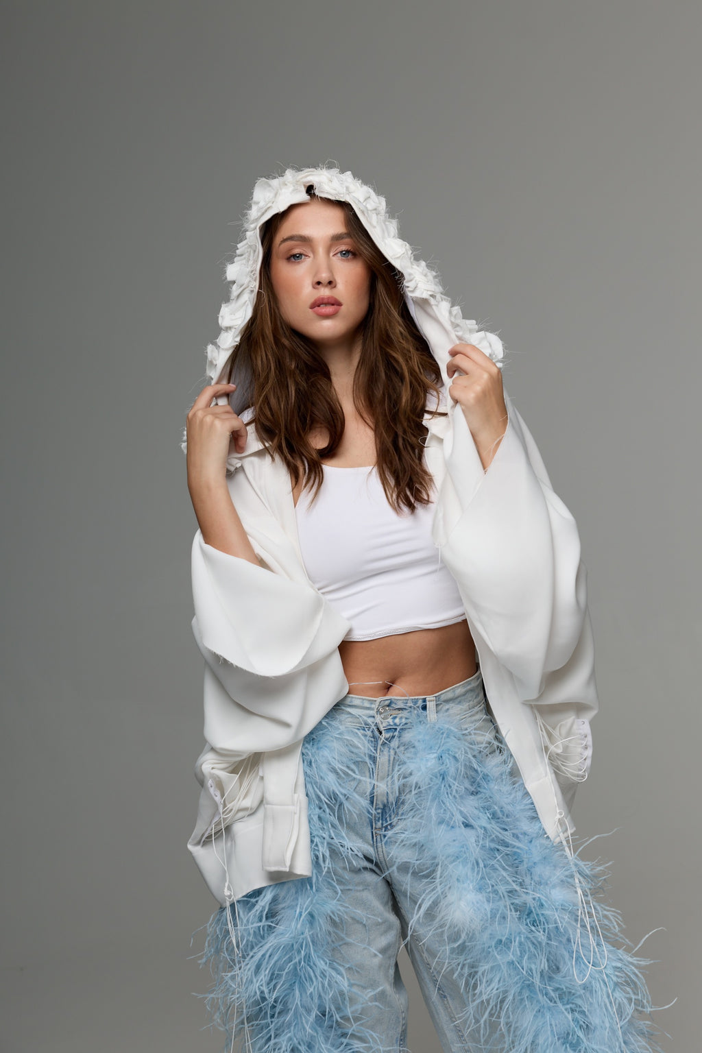 Hooded Statement Coat