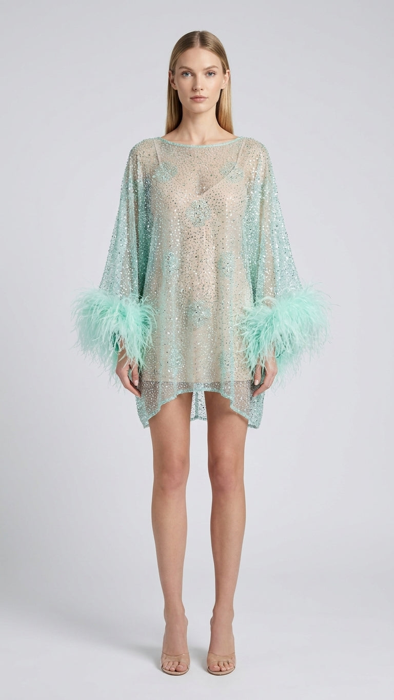 Aurora Feather Dress